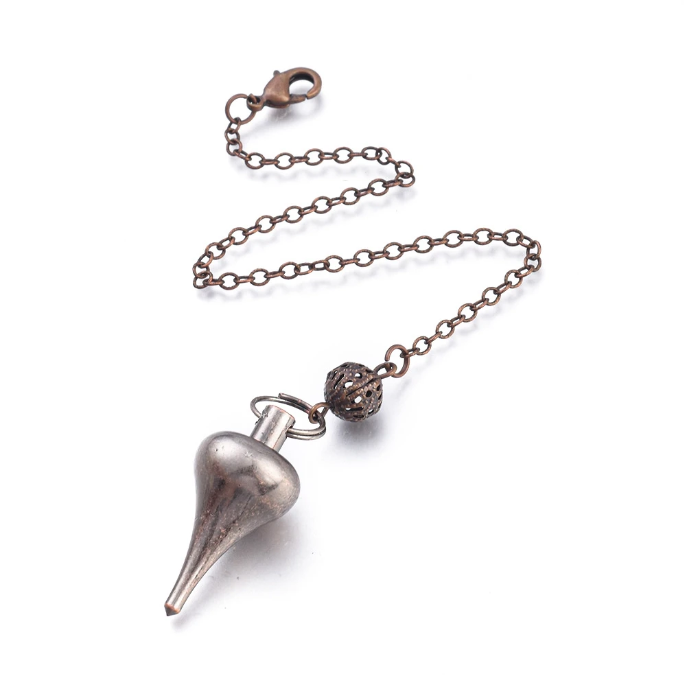 

Pandahall Brass Dowsing Pendulum Big Pointed Pendants, Mixed color