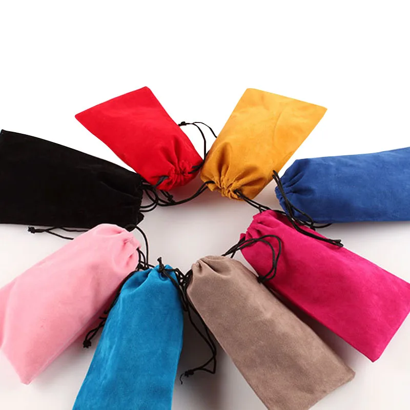 

Eyewear Bags Eyewear Accessories Spectacle Pouch Glasses Bag Velvet Thick Flocking Sunglasses Case, 7 color