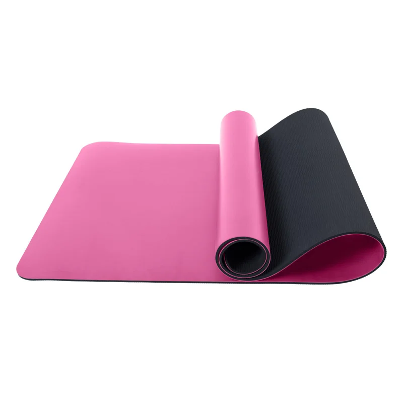 

183*61cm Organic Custom Private Label Eco Baby Pink TPE Pu Yoga Mat, Black/pink/purple/blue