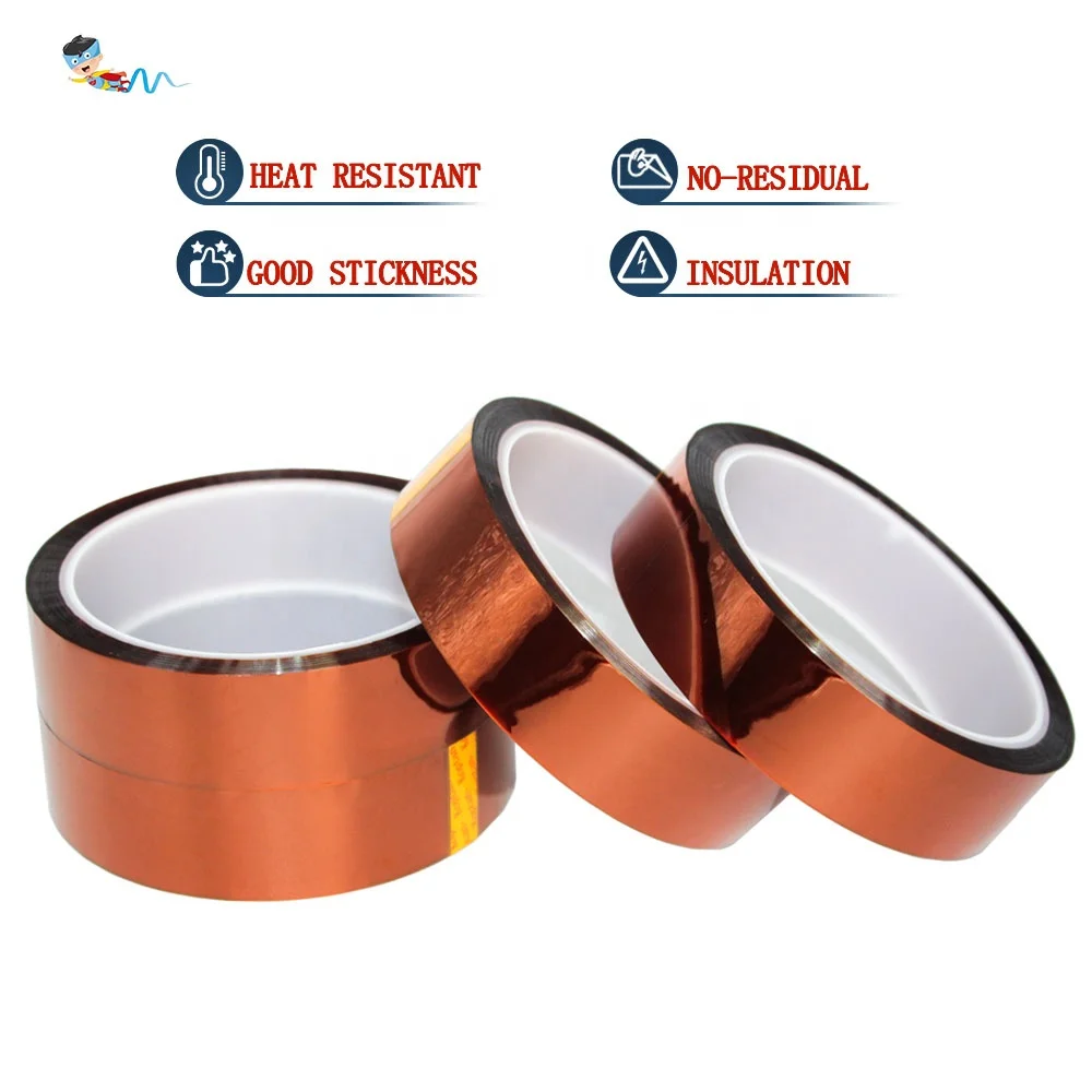 High Temperature Heat Resistant Polyimide Pi Film Acrylic Glue Pressure Sensitive Adhesive Kaptons Tape