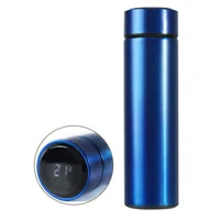 

2019 Smart Water Bottle With Reminder To Drink Water Stainless Steel Water Bottle Led Temperature Display Vacuum Flasks