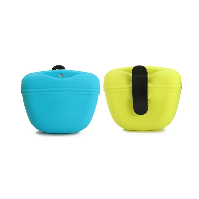 

Silicone Dog Treat Training Pouch Carry Cat Dog Food Bag Easy To Clean BPA FREE Pet Feeding Travel Bag