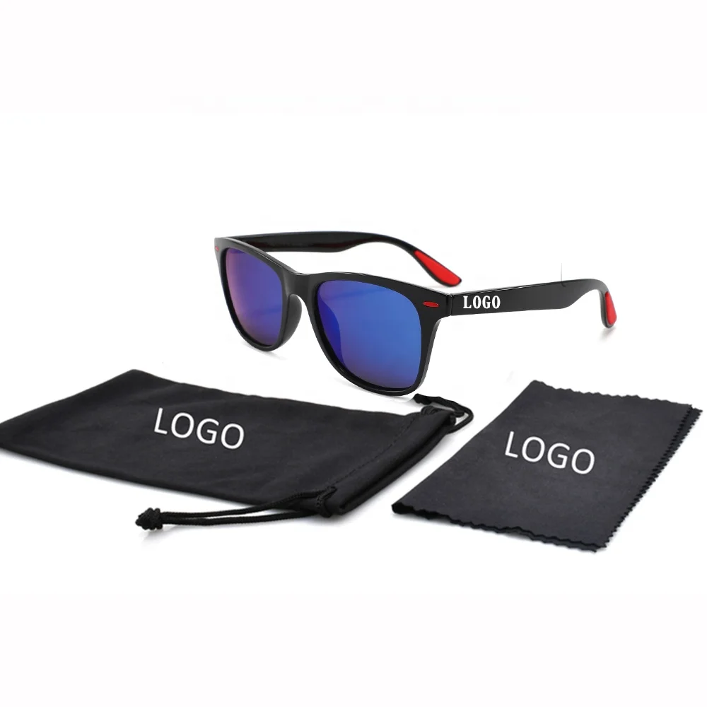 

Wholesale New Material Custom Logo gafas de sol Recycled Degradable Plastic Sun Glasses Sunglasses, As photos