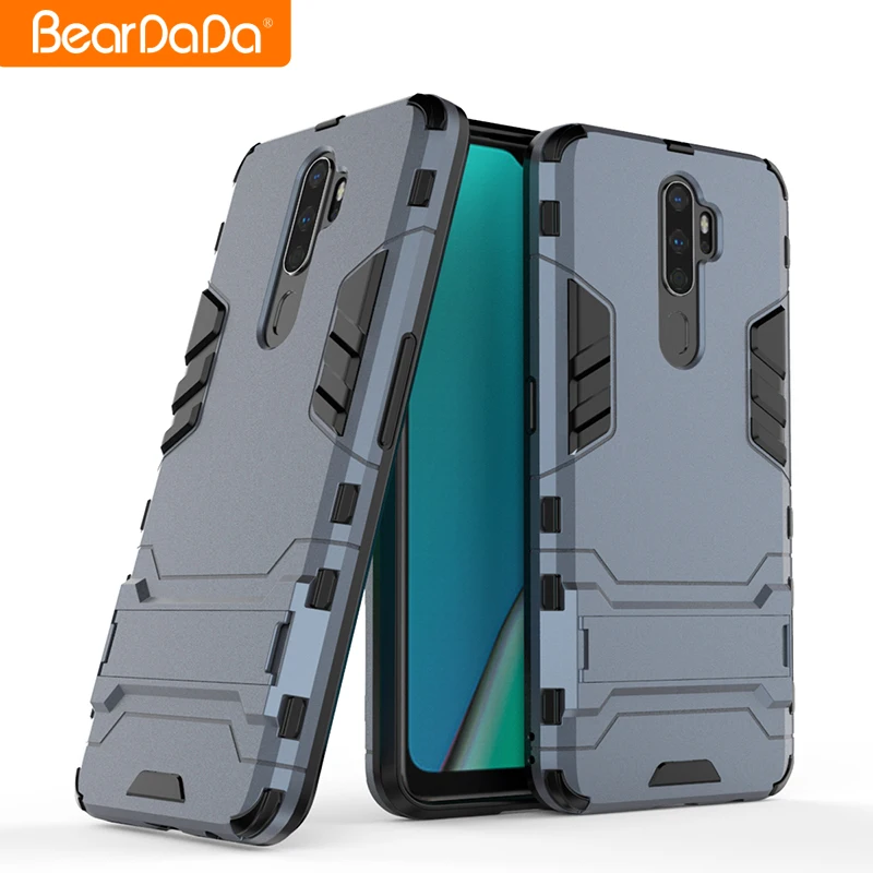 

Fashion luxury Good Protective Ultra thin shockproof tpu pc kickstand case for Oppo F11 Pro Hard back cover