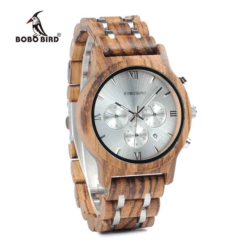 

BOBO BIRD luxury custom wooden watch relojes hombre wrist watches for men, Pictures