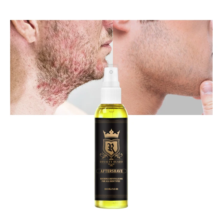 

Private label Organic Natural Soothing Calms Redness Irritation Moisturizing After Shave Spray Aftershave Cologne For men