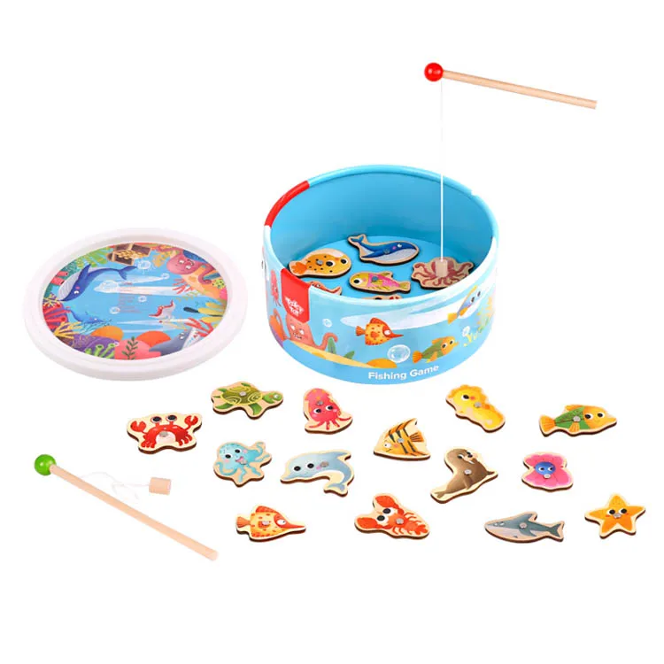 

Tooky New Design Wooden Ocean Fishing Game Toys