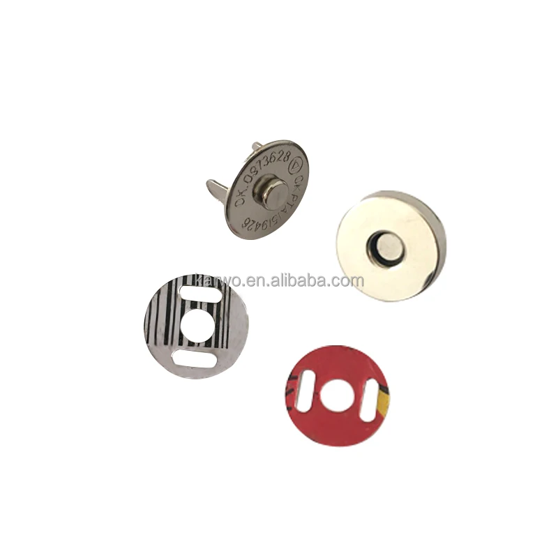 

High quality 14mm metal rivet Magnet Snap Buttons buckle for Leather Bags, Nickel