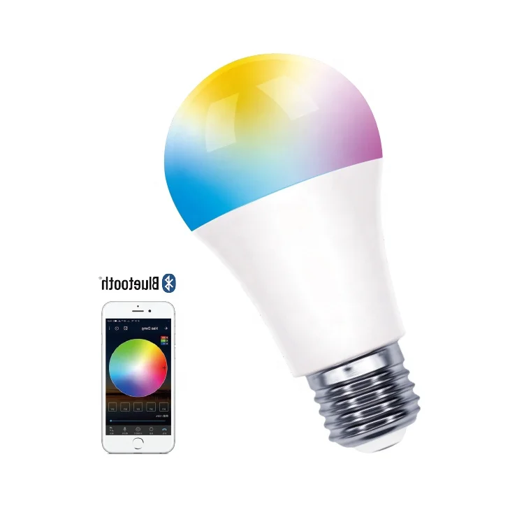 Wifi rgb light A60 9W  AC120/230V led smart bulbs direct buy china