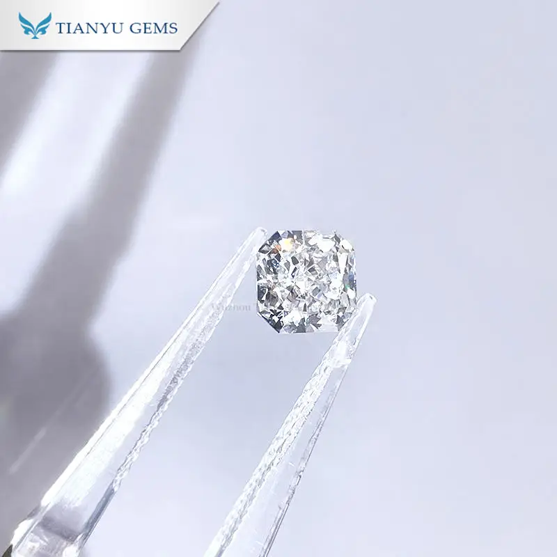 

Tianyu Gems Wholesale White Color Radiant Cut F VS2 1.36carat Lab Grown HPHT/CVD Loose Diamond With IGI Certification, Available d e f g