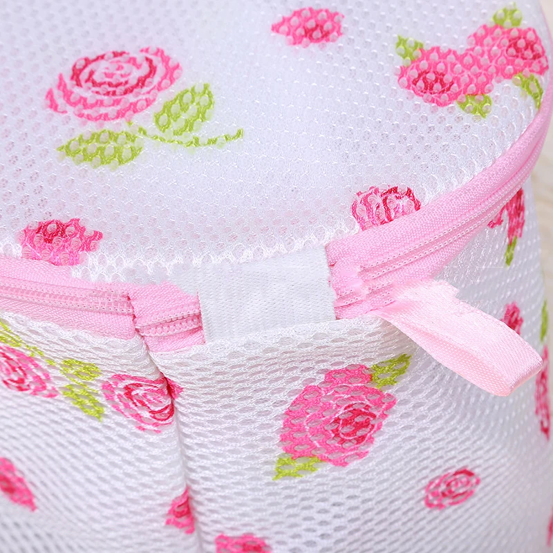 
Bra Mesh Laundry Bags for Delicate with Premium Zipper Clothing Washing Bags for Laundry, Underwear,Lingerie at Random Color 