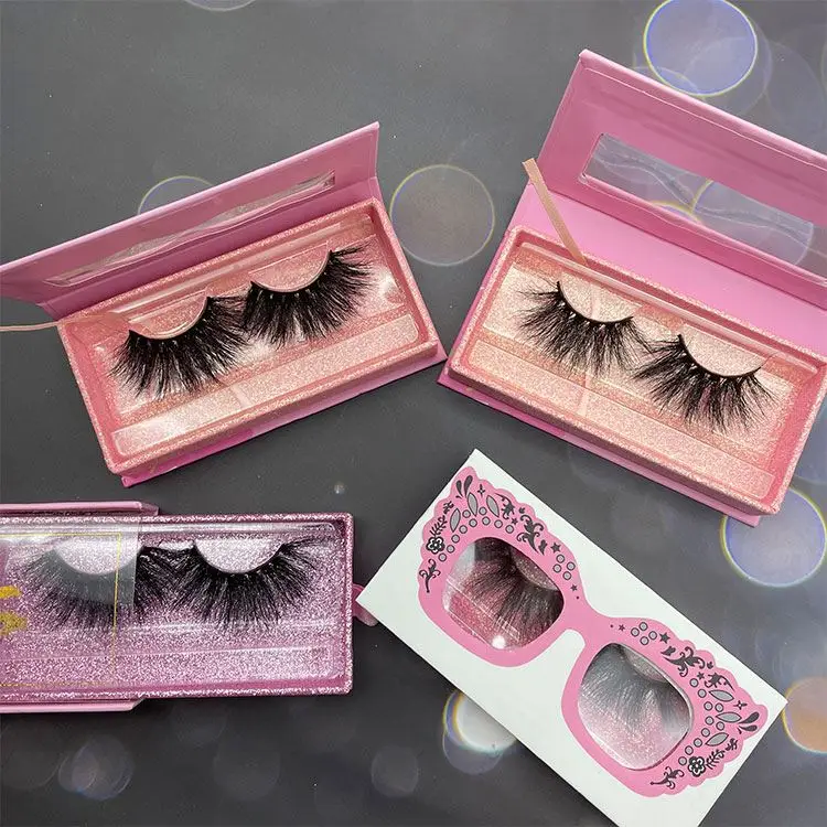 

Custom Lashes Packaging Mink Lashes Eyelashes Rose Gold Custom Mink Eyelash Packaging, Natural black or colorful
