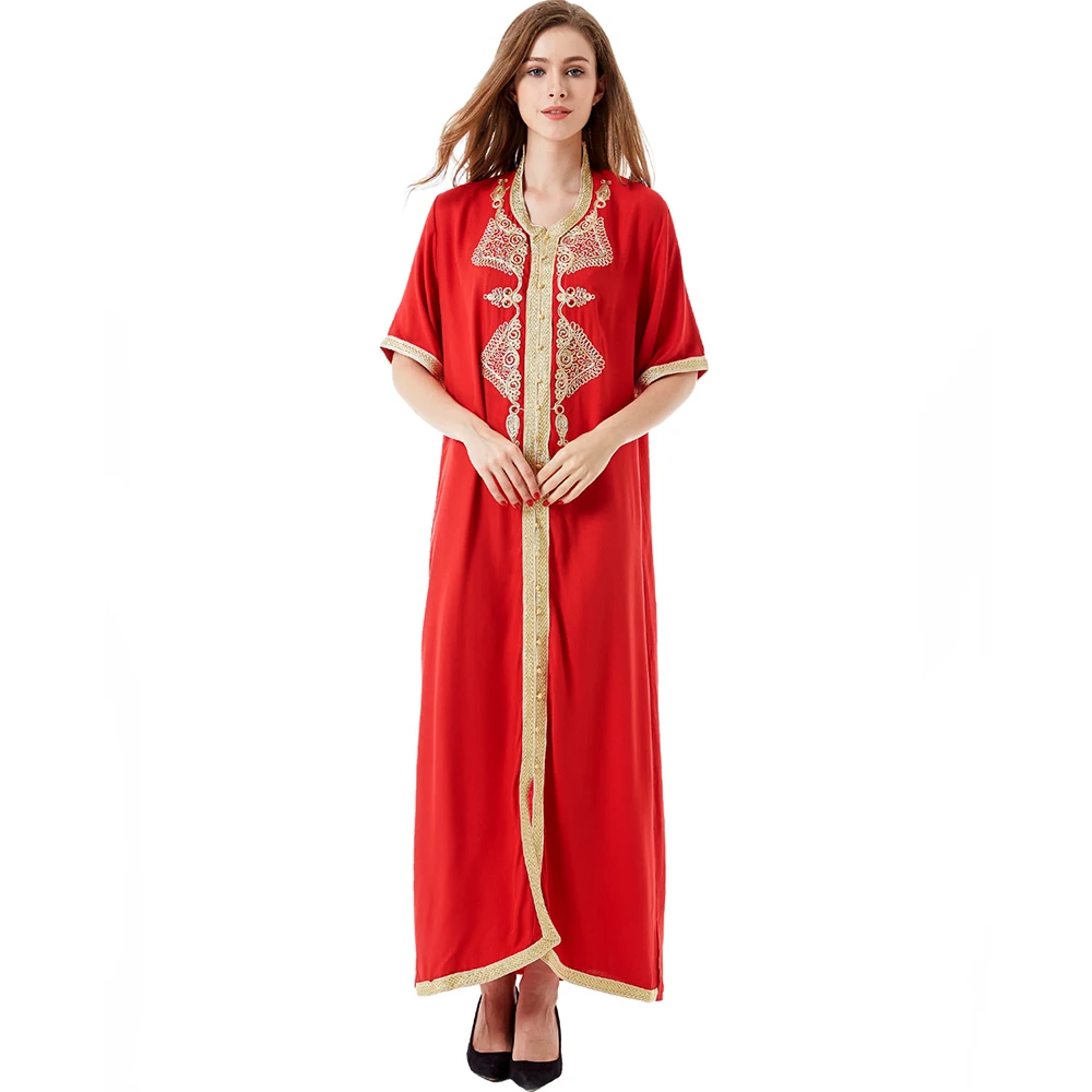 

Guld arabic moroco istanbul islamic plus size robes jilbab abaya muslim dress women open front tie dye kaftan abaya en gros, Red, green, blue, black