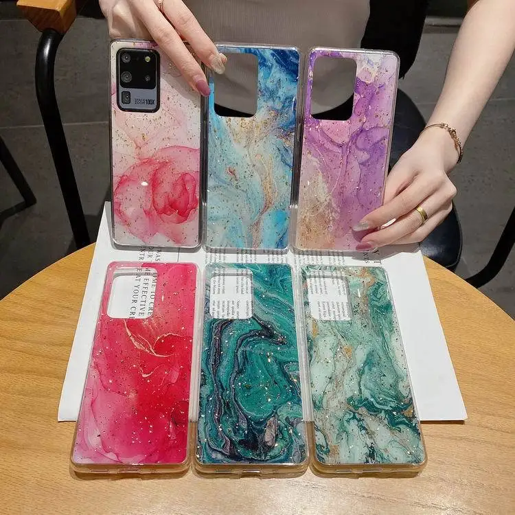 

2021 Marble Phone Case For Samsung S20 Fe Tpu Phone Case For Samsung Note 20 Ultra For Samsung A51 A71 Abstract Phone Case