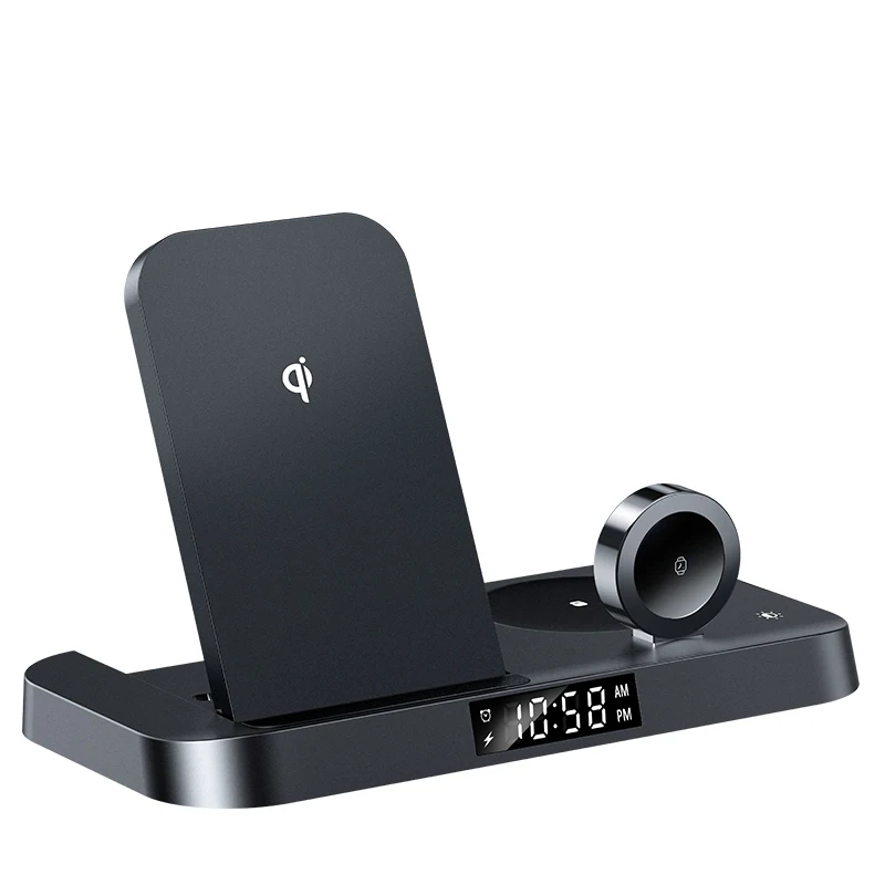 

3 in 1 15w qi magnetic wireless charger qi stand fast charging cell for iPhone