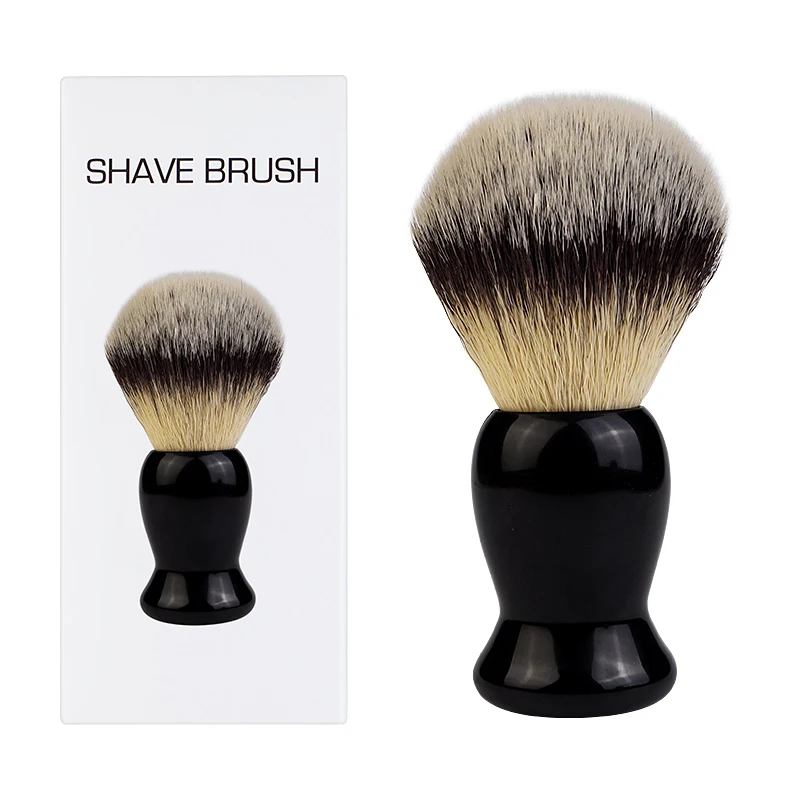 

High quality Mens badger hair shaving kit for men facial brush Synthetic hair shaving brushes in stock, Customized color