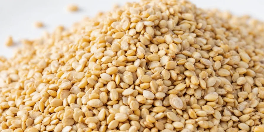 Nutrition facts chart for sesame seeds