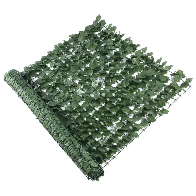 Wholesale Artificial Greenery Fence Screen Ivy Leaves Hedge Fence