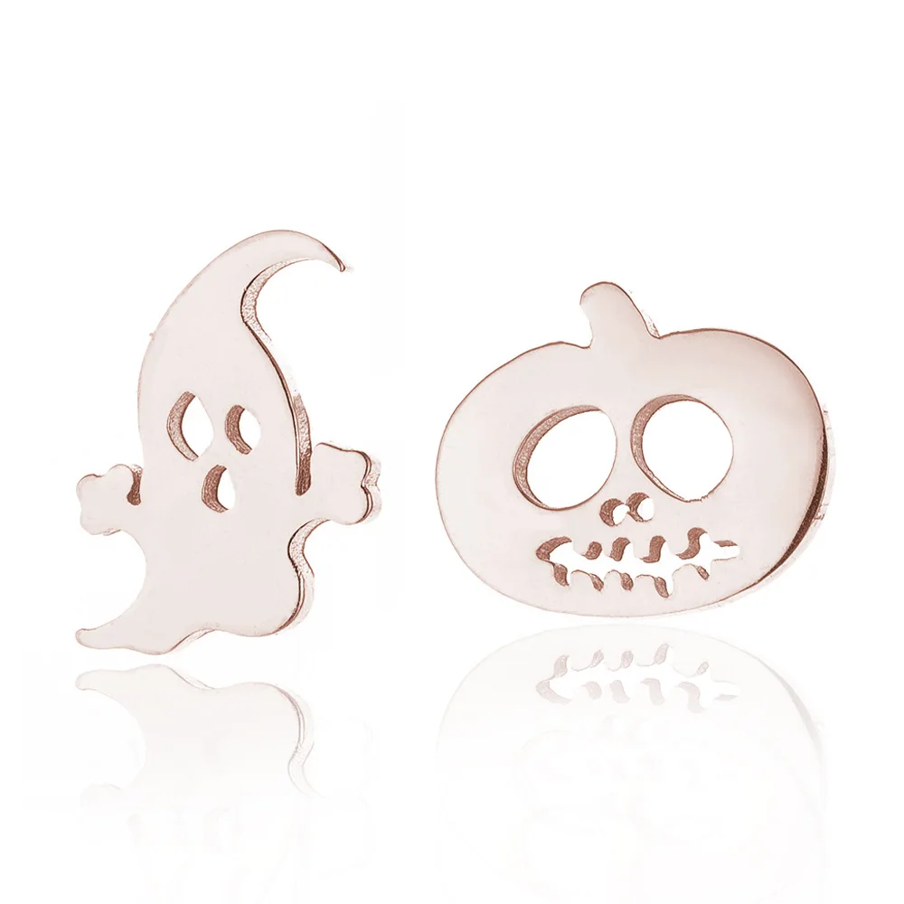 

Stainless Steel Earring Pumpkin Ghost Earrings Cute And Naughty Halloween Earrings Jewelry
