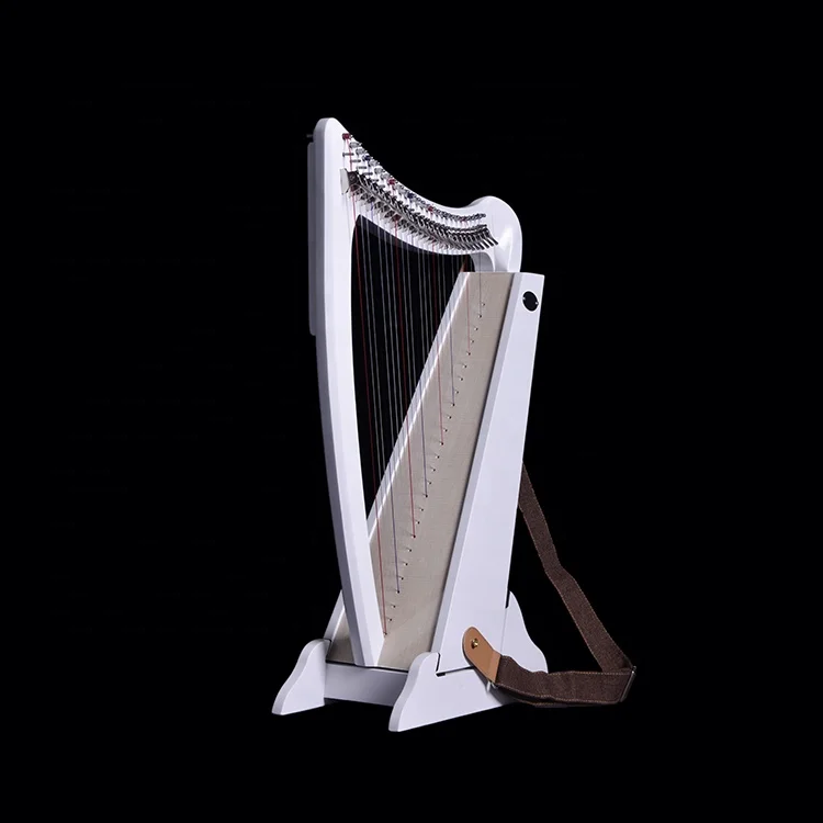

26 Strings Harp with Full Lever, Colorful