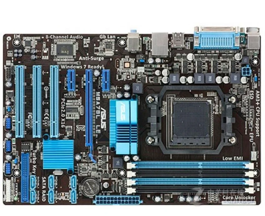 

Original motherboard For Asus M5A78L LE DDR3 Socket AM3/AM3+ support 32G RAM mainboard PC