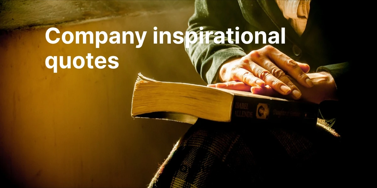 company inspirational quotes