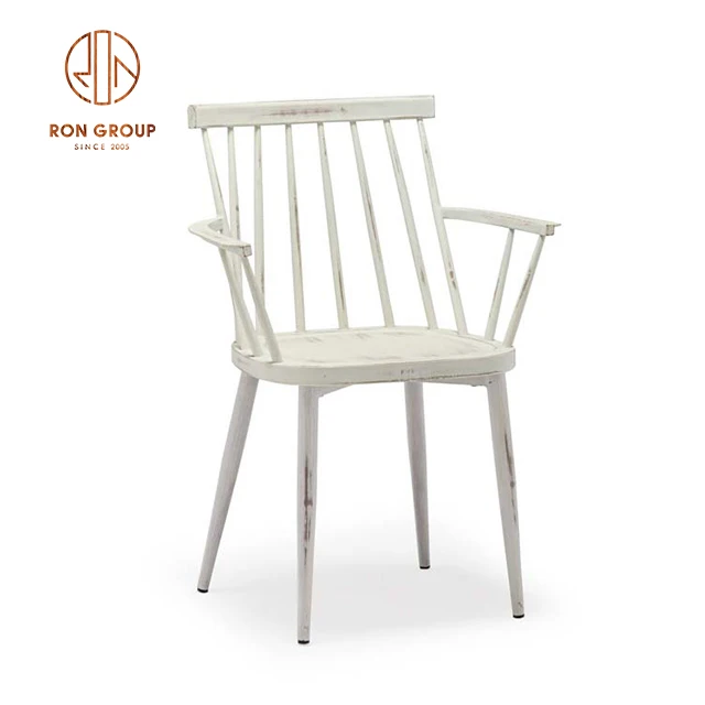 foshan restaurant supplier outdoor iron chair cafe chair dining