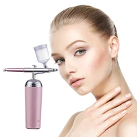 

Girl Gifts Dual Action Cordless Battery Operation Makeup Kit Compressor Wireless Air Brush With Mini Rechargeable Airbrush
