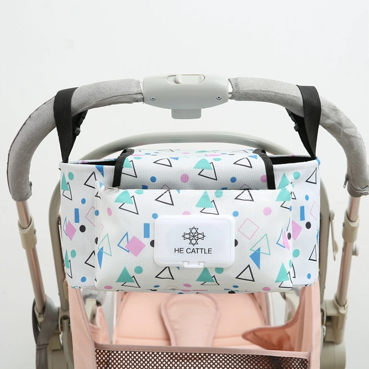 

New Design Portable Baby Hanging Stroller Bag Storage Bag For Strollers Stroller Bag Organizer, Customized colors