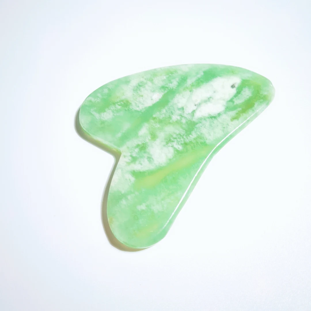 

Heart shape GuaSha Massage Body Massager Xiuyan Jade Stone Gua Sha Board Natural Face Tool