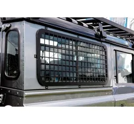 
off road suv car exterior protection window grills steel Side Window Guards fit for Land Rover Defender 90/110 