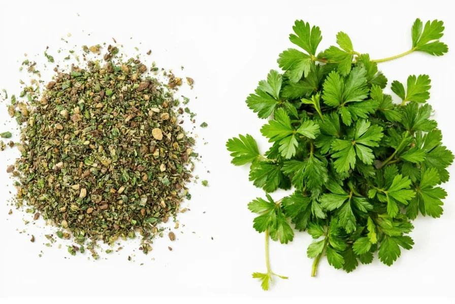 Parsley in a jar