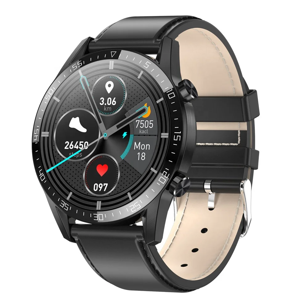 

T03 SmartWatch 24 hours continuous temperature Business watch ECG PPG Sport Watches, As picture