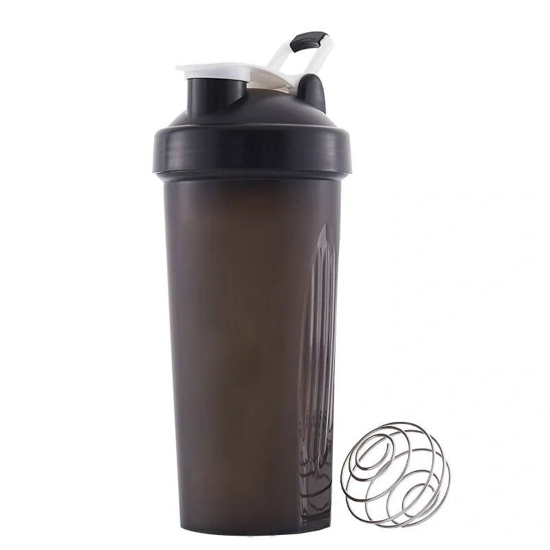 

Custom Logo Color 600ml BPA Free Loop Top water Sport Nutrition Protein Plastic Shaker Bottle mixer ball supplements gym