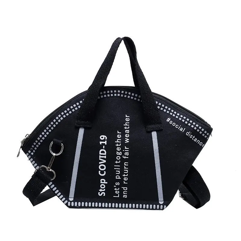 

New face -mask-Shaped Women's Bag One-shoulder Portable Women's Handbag