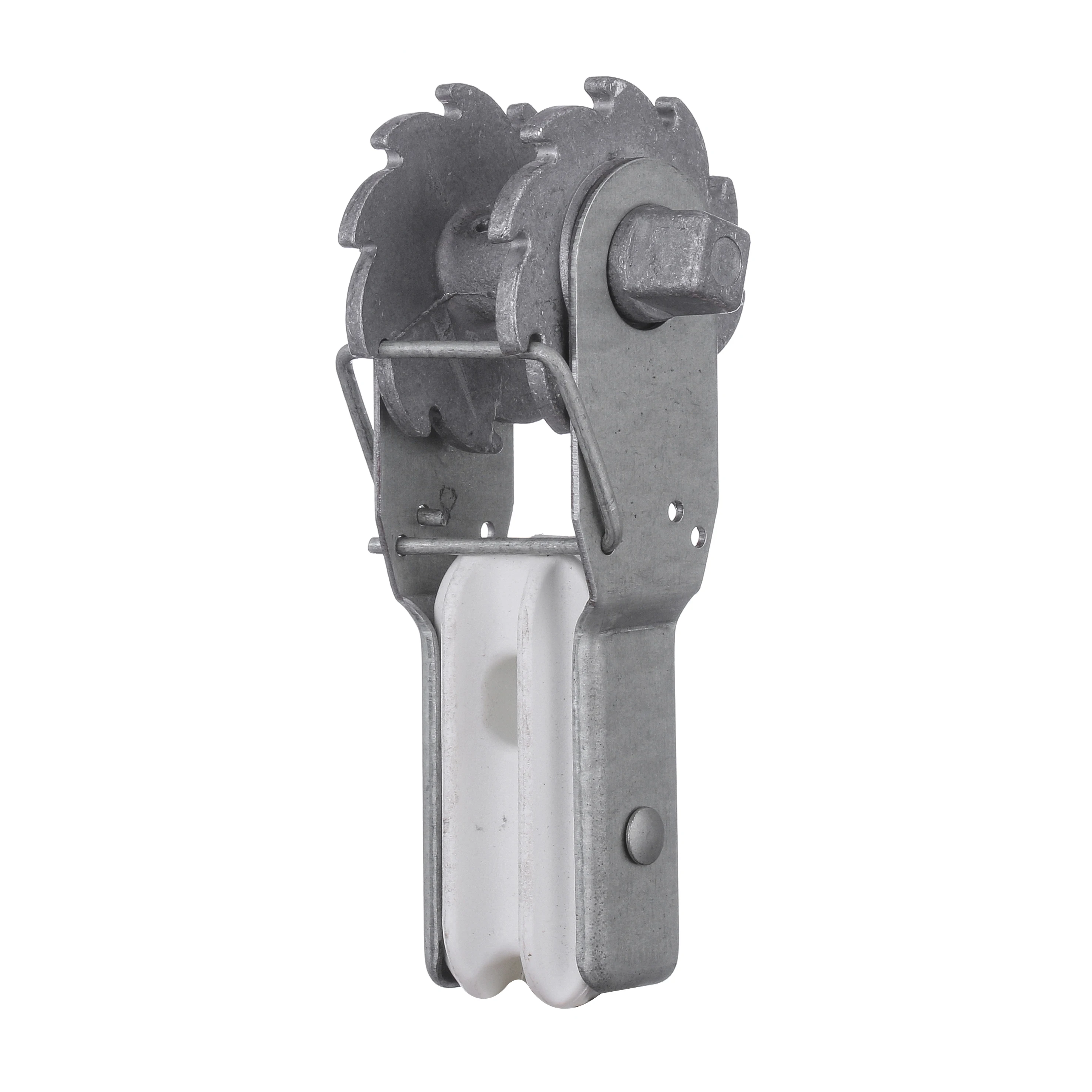 

EFA061 Insulated Ratchet Wire Insulated Spring Clip Strainer Electric Fencing Strainer, White or customized