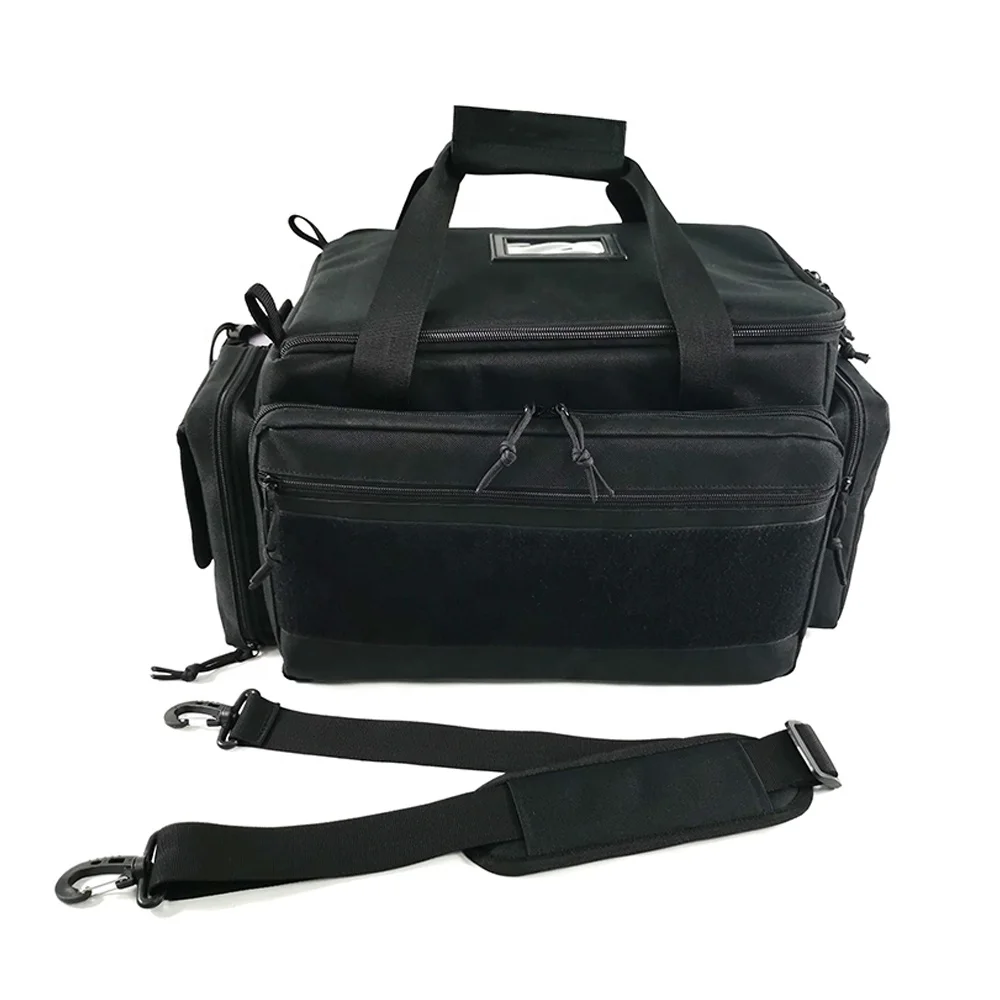 
15 inch Black Gun Bag Pistol Bag Tactical Gun Range Bag for hunting shooting range sports 