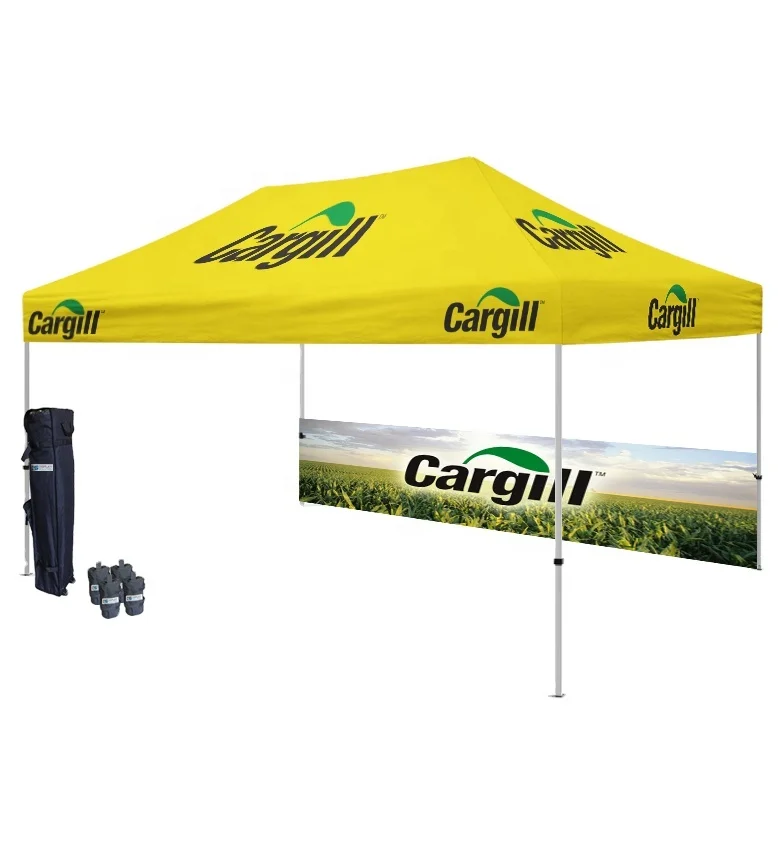 

10x20ft digital print no wall aluminum alloy frame top tent