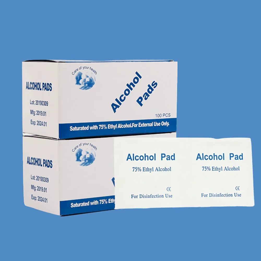 logo 75% alcohol wipes 70% alcohol pad disinfectant wipes