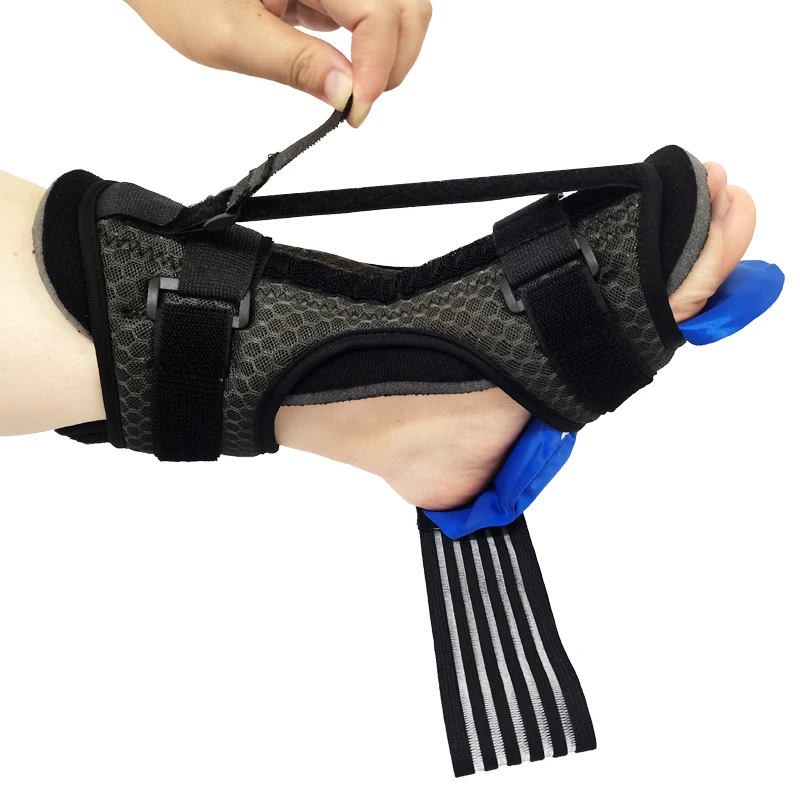 

Orthotic Plantar Fasciitis Dorsal Night Splint Foot Drop Brace For Heel Ankle Arch Foot Pain Achilles Tendonitis, Black,blue and accept custom