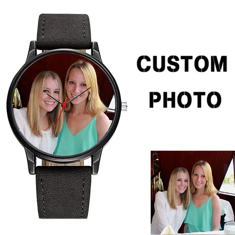 

Sublimation Printing Watch Custom Photo Design Watch Design Your Own Unisex Wrist Watches BLANK Heat Press