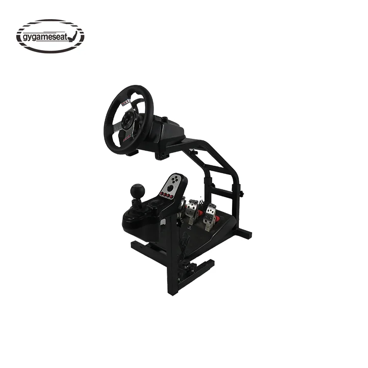 

Factory original Black Racing ps4 steering Wheel stand cockpit folding Simulator thrust driving game seat frame