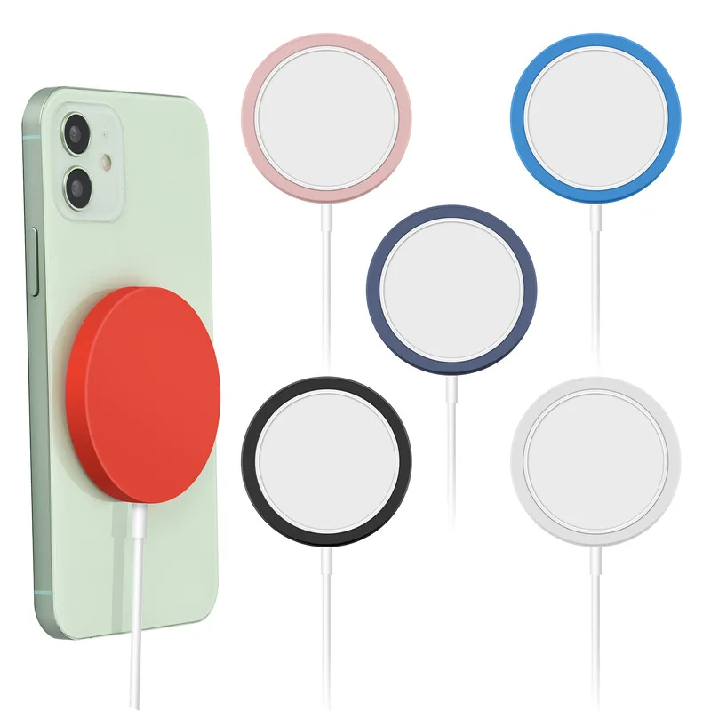 

TPU Soft Silicone Protective Case for iphone 12 for Mag safe Wireless Charger Cover Scratchproof Cases, 6 colors