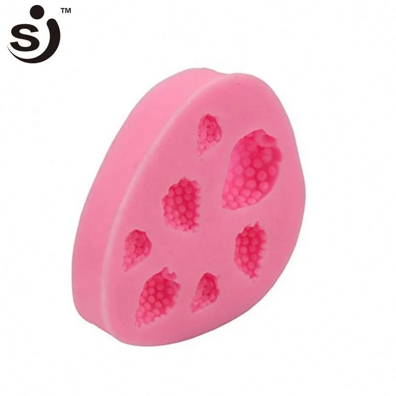 

Amazon Hot Sale Strawberry Silicone Cake Chocolate Cake Decorating Tools For Bakeware, As you request