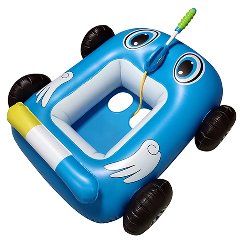 

Halunhi Inflatable water jet car seat swimming circle for children's water party