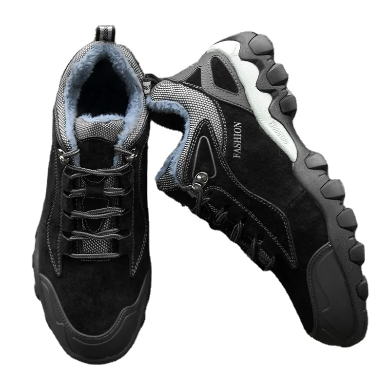 

New fashion high quality outdoor hiking shoes low top Shaving antiskid waterproof casual men's mountaineering shoes