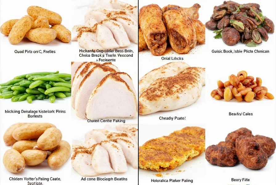 Different types of cinnamon sticks and powder for cooking with chicken