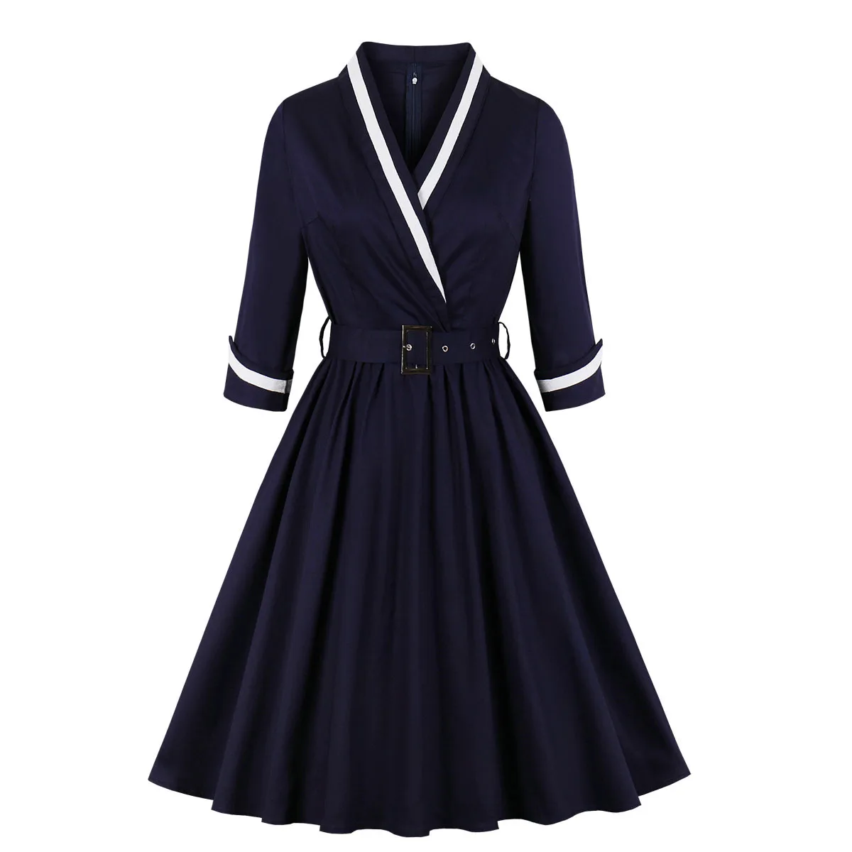 

New model fashion custom design Vintage Dress beautiful elegant Cotton