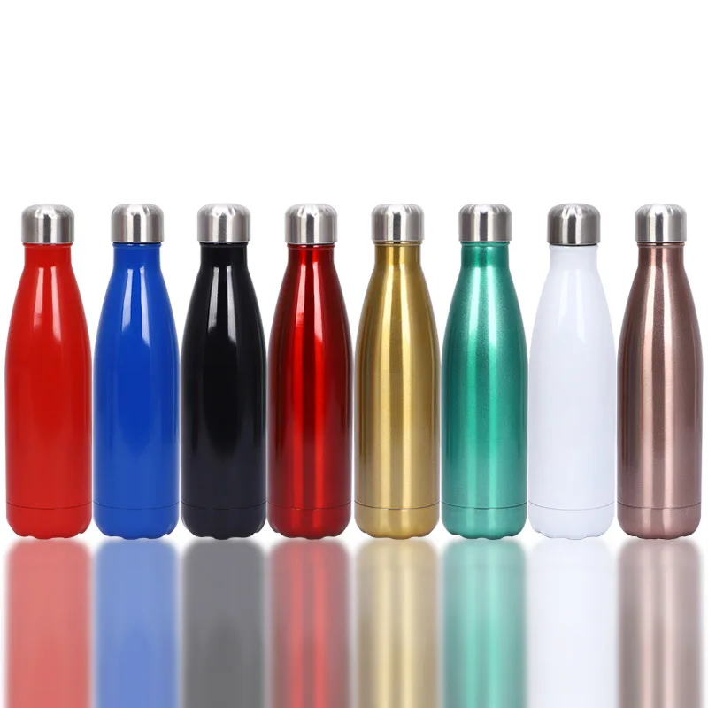 

Varnish cola bottle Optional UV cleaning lid 500ml Wholesale Custom Logo Printed Stainless Steel Milk Drinkware