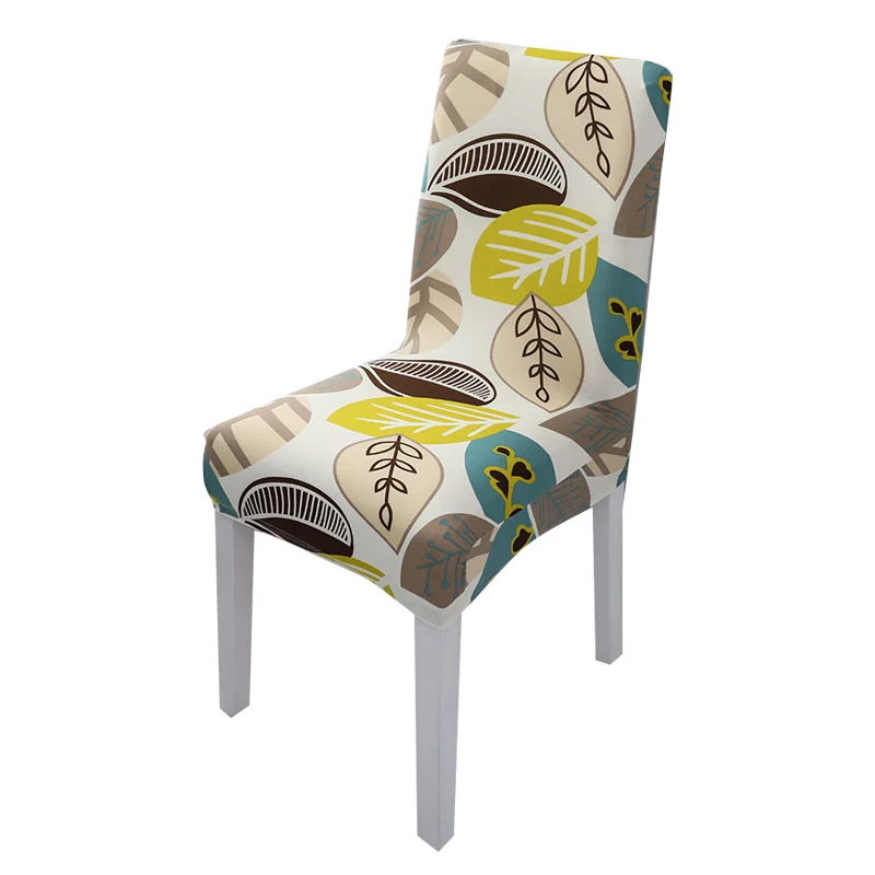 Manufacturers Direct Jacquard Printed Chair Cover Elastic Chair Cover Home Anti-fouling Seat Cover Hotel Wedding Office